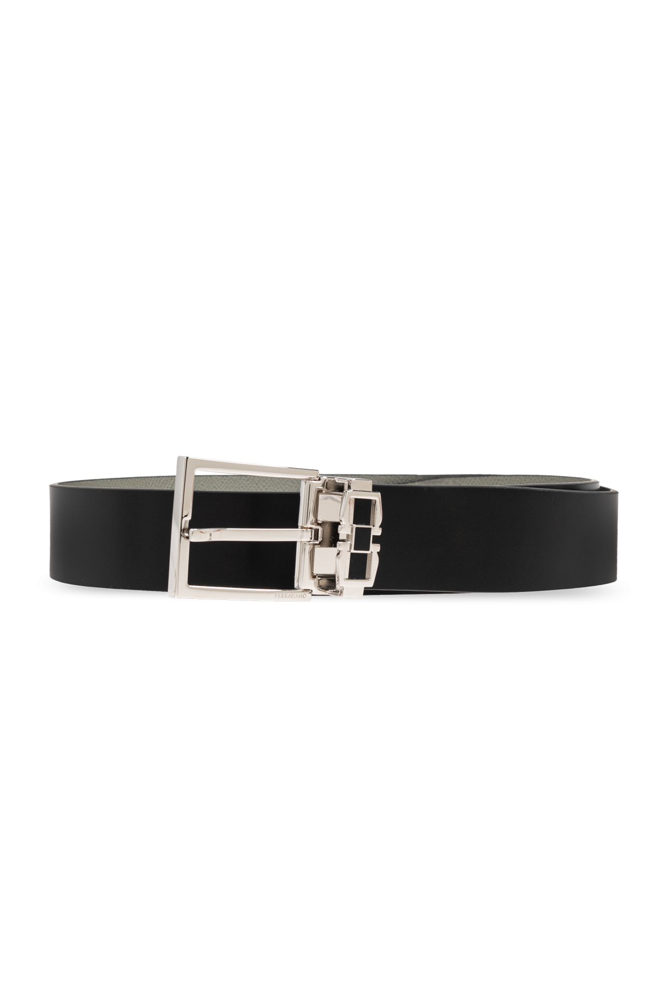 Ｆerragamo Men’s Belt black size offers 95